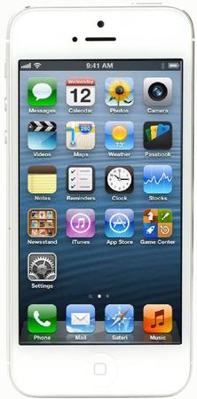 Смартфон Apple iPhone 5 32Gb White & Silver - Урай